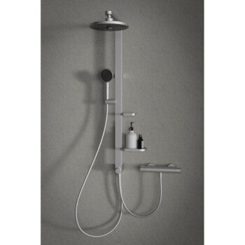 Plastová sprchová hlavica v matne striebornej farbe ALU+ – Ideal Standard - Image 3