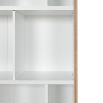 Biela knižnica TemaHome Group, šírka 72 cm - Image 6