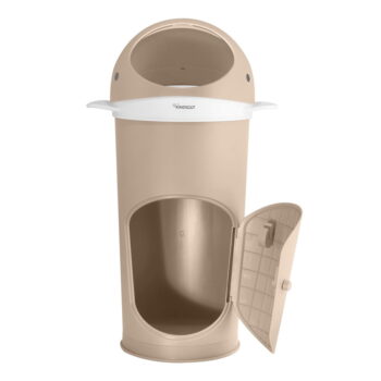 Béžový plastový odpadkový kôš na plienky 25 l Whale – Kindsgut - Image 6