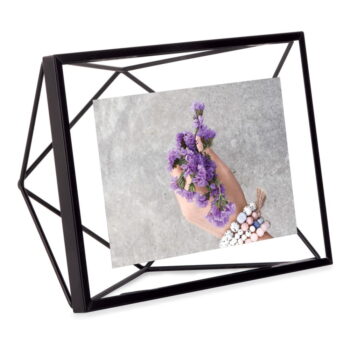 Čierny kovový stojací/na stenu rámček 20x15 cm Prisma – Umbra - Image 6