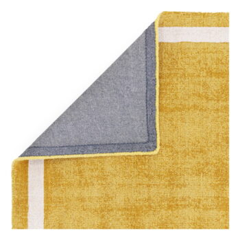 Okrovožltý ručne tkaný vlnený koberec 120x170 cm Albi – Asiatic Carpets - Image 5