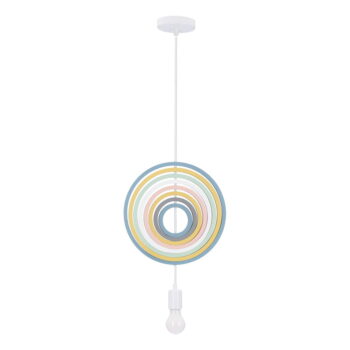 Závesné svietidlo s textilným tienidlom Single – Candellux Lighting - Image 6