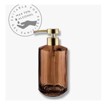 Hnedý sklenený dávkovač mydla 200 ml Vision – Mette Ditmer Denmark - Image 4