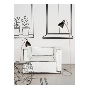 Čierno-sivá stojacia lampa s betónovým tienidlom (výška 145 cm) Denver – it's about RoMi - Image 4