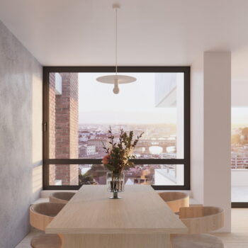 Biele závesné svietidlo ø 40 cm Livago – Nice Lamps – Obrázok 6