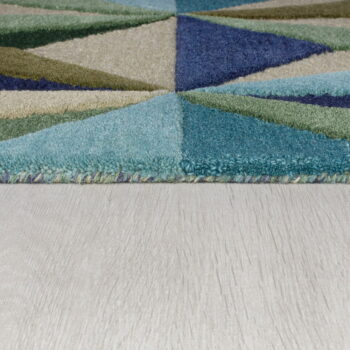 Modrý vlnený koberec 120x170 cm Reverie – Flair Rugs - Image 4