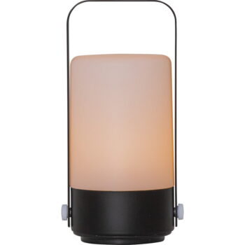 Čierno-béžový LED lampáš Star Trading Flame, výška 19 cm - Image 3