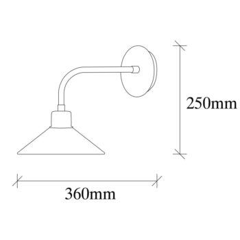 Nástenné svietidlo v bronzovej farbe ø 24 cm Sivani – Opviq lights - Image 7
