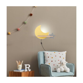 Žlté detské svietidlo Moon - Candellux Lighting – Obrázok 2