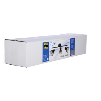 Čierne stropné svietidlo s kovovým tienidlom 56x8 cm Fly – Candellux Lighting - Image 6