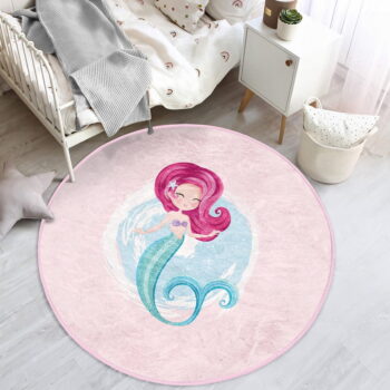 Ružový detský koberec ø 120 cm Comfort – Mila Home – Obrázok 6