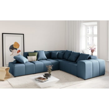 Modrý modul pohovky Rome - Cosmopolitan Design - Image 7