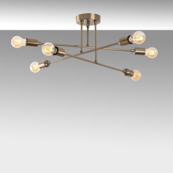 Stropné svietidlo v zlatej farbe Fleur – Opviq lights - Image 5