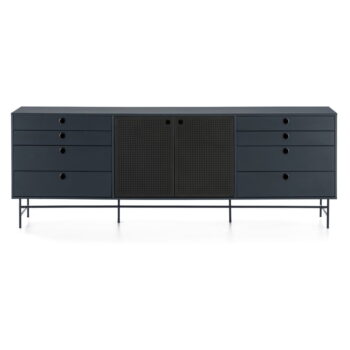 Čierno-modrá komoda Teulat Punto, šírka 212 cm - Image 4