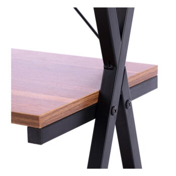 Pracovný stôl s doskou v dekore orechového dreva 30x50 cm Hexe – Homede – Obrázok 8