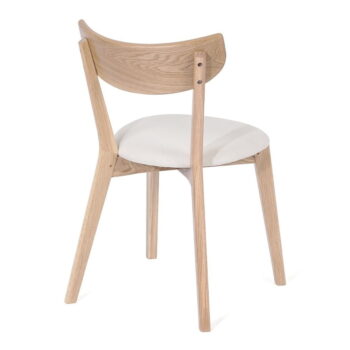 Jedálenská stolička z dubového dreva s bielym sedákom Arch - Bonami Essentials - Image 3