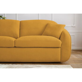 Žltá rozkladacia pohovka 235 cm Cezanne – Bobochic Paris - Image 5