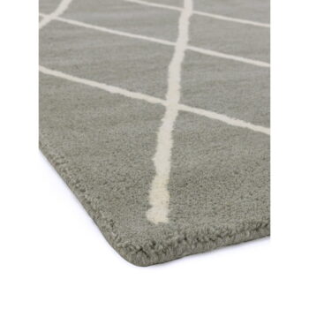 Sivý ručne tkaný vlnený koberec 80x150 cm Albany – Asiatic Carpets - Image 2