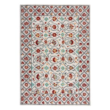 Červeno-modrý ručne tkaný vlnený koberec 120x170 cm Iris Traditional – Flair Rugs - Image 5