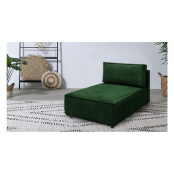 Zelený menčestrový modul pohovky (variabilný) Nihad modular – Bobochic Paris - Image 2