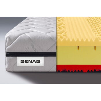 Tvrdý/stredne tvrdý penový obojstranný matrac 140x200 cm BonDreamer BIO VISCO - BENAB – Obrázok 3