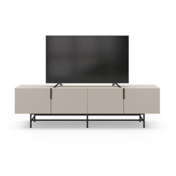Krémový TV stolík 200x63,5 cm Eldia – Marckeric - Image 5
