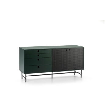 Čierno-zelená komoda Teulat Punto, šírka 150 cm - Image 4