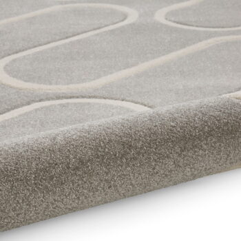 Sivý koberec 80x150 cm Linear Curve – Catherine Lansfield - Image 5