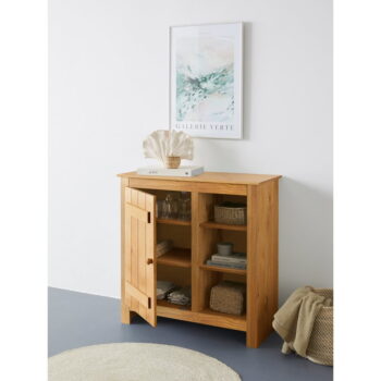 Skrinka z borovicového dreva v prírodnej farbe 90x90 cm Bertram – Støraa - Image 5