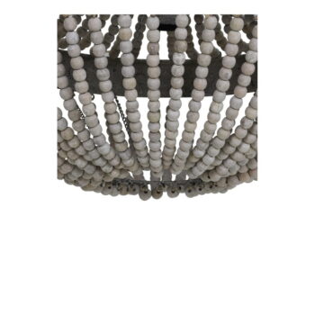 Biele závesné svietidlo s kovovým tienidlom ø 36 cm Luna – Light & Living - Image 8