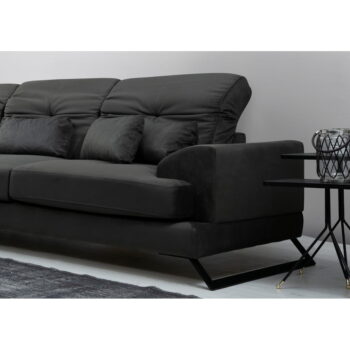 Tmavosivá rohová pohovka (ľavý roh) Frido – Balcab Home - Image 4