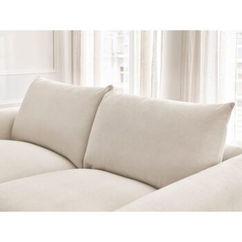 Krémová rozkladacia pohovka 214 cm Ernest – Bobochic Paris – Obrázok 6