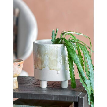 Kameninový obal na kvetináč ø 15,5 cm Imoa – Bloomingville - Image 2