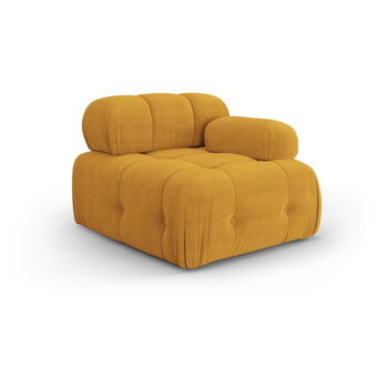 Modul pohovky v horčicovej farbe Ferento – Cosmopolitan Design - Image 3
