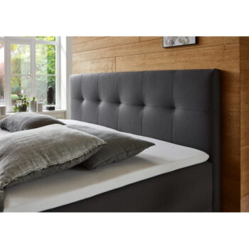 Tmavosivá boxspring posteľ s úložným priestorom 180x200 cm Catania - Meise Möbel - Image 10