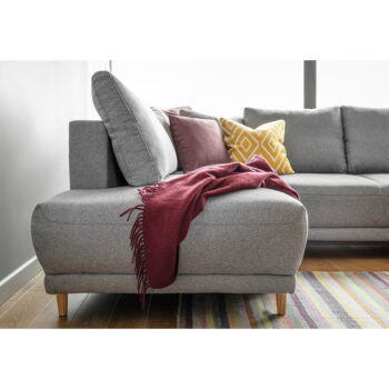 Svetlosivá rozkladacia rohová pohovka Miuform Lovely Annie, ľavý roh – Obrázok 8