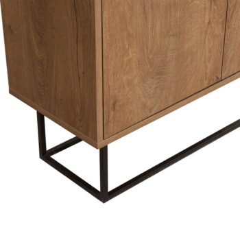 Skrinka v dekore orecha v prírodnej farbe 90x72 cm Rodez – Kalune Design - Image 5