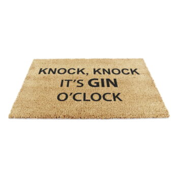 Rohožka z kokosového vlákna 40x60 cm Gin O'Clock – Artsy Doormats – Obrázok 3