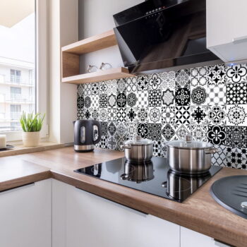 Súprava 9 nástenných samolepiek Ambiance Cement Tiles Alexia, 10 x 10 cm - Image 4