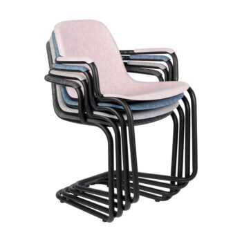 Svetlomodré jedálenské stoličky v súprave 2 ks Thirsty – Zuiver – Obrázok 6