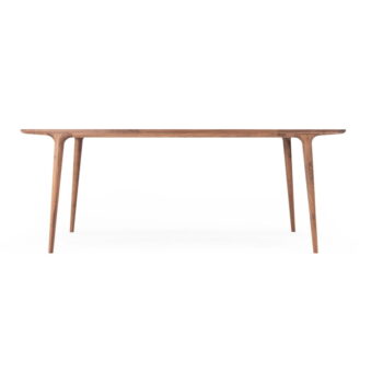 Jedálenský stôl z orechového dreva 90x200 cm Fawn – Gazzda - Image 6