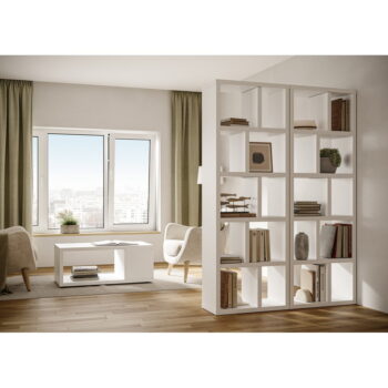 Biela knižnica 70x198 cm Berlin – TemaHome - Image 5