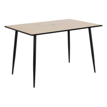 Čierno-hnedý jedálenský stôl Actona Wilma, 120 × 80 cm - Image 2