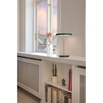 Zelená LED stolová lampa so stmievačom s kovovým tienidlom (výška  31 cm) Asteria Move – UMAGE - Image 3