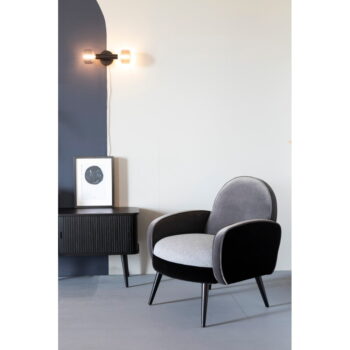 Čierna komoda s posuvnými dvierkami Zuiver Barbier – Obrázok 6