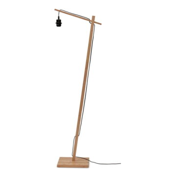 Stojacia lampa s bambusovým tienidlom v prírodnej farbe (výška 150 cm) Hokkaido – Good&Mojo - Image 9
