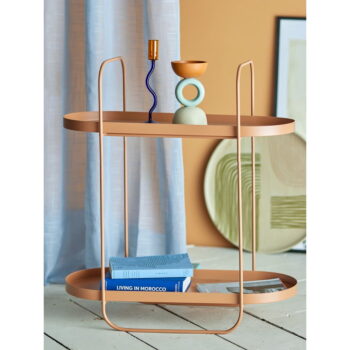 Kovový odkladací stolík 25x57 cm Reet – Bloomingville - Image 2