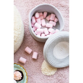 Ružový prateľný ručne tkaný bavlnený detský koberec 140x200 cm Noah – Lorena Canals – Obrázok 8