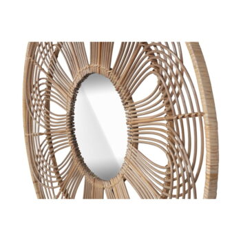 Nástenné zrkadlo s bambusovým rámom ø 76 cm Obi – Basiclabel - Image 6