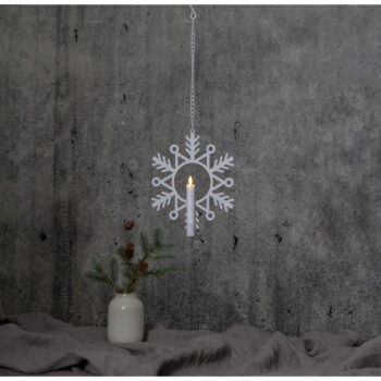 Biela svetelná dekorácia Flamme Snow – Star Trading - Image 2